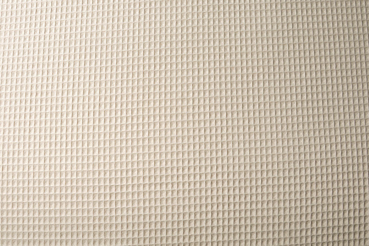 Oeko-Tex®  Wafel Katoen Licht Beige Oeko-Tex®  Wafel Katoen Licht Beige