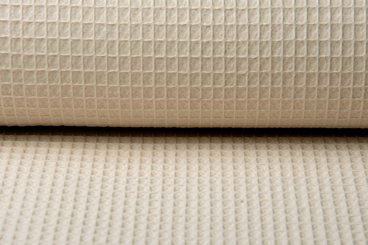 Oeko-Tex®  Wafel Katoen Licht Beige Oeko-Tex®  Wafel Katoen Licht Beige