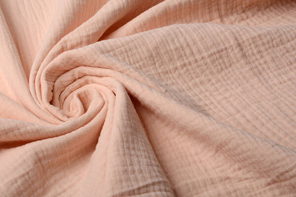 Oeko-Tex®  Double Gauze Fabric Peach Oeko-Tex®  Double Gauze Fabric Peach