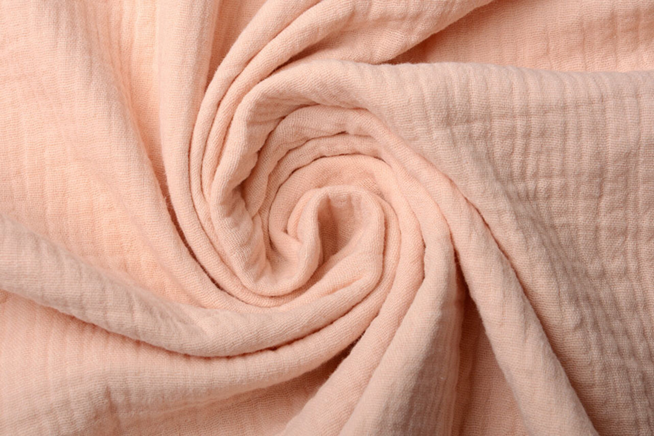Oeko-Tex®  Double Gauze Fabric Peach