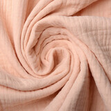 Oeko-Tex® Double Gauze Fabric Peach Oeko-Tex® Double Gauze Fabric Peach