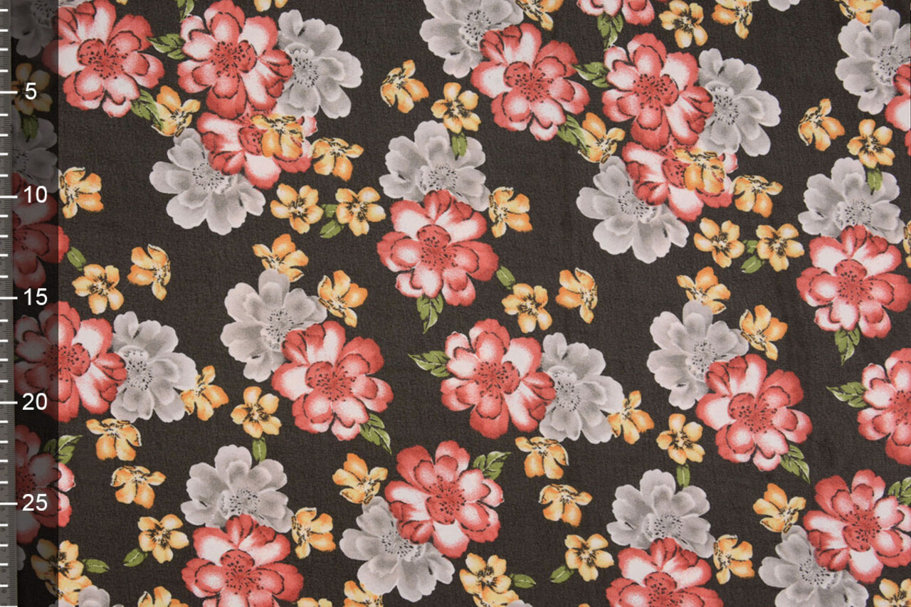 Chiffon Printed Bregje Black Chiffon Printed Bregje Black