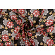 Chiffon Stampato Bregje Nero Chiffon Stampato Bregje Nero