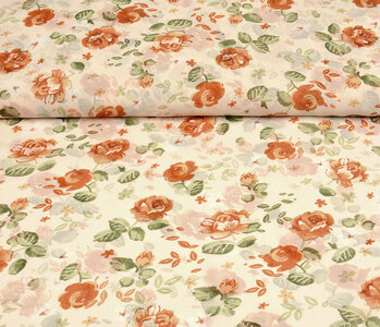 Chiffon Printed Froukje Creme