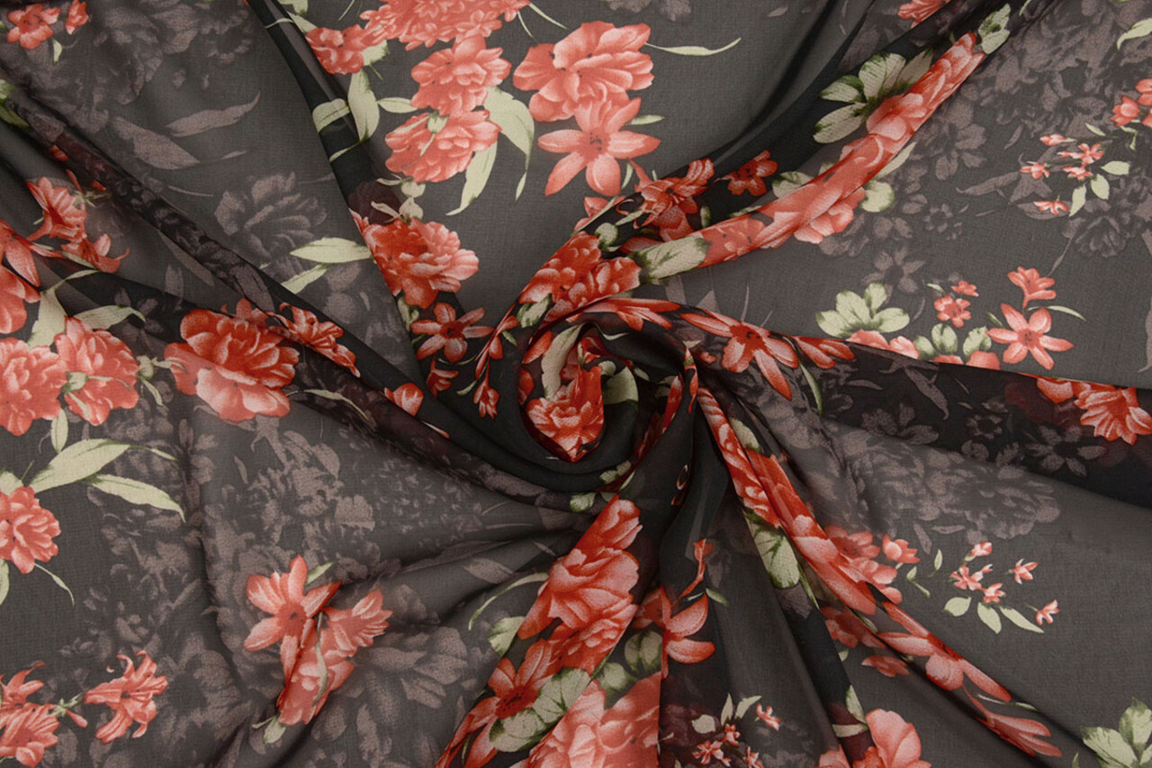 Chiffon Bedruckt Lorena Chiffon Bedruckt Lorena