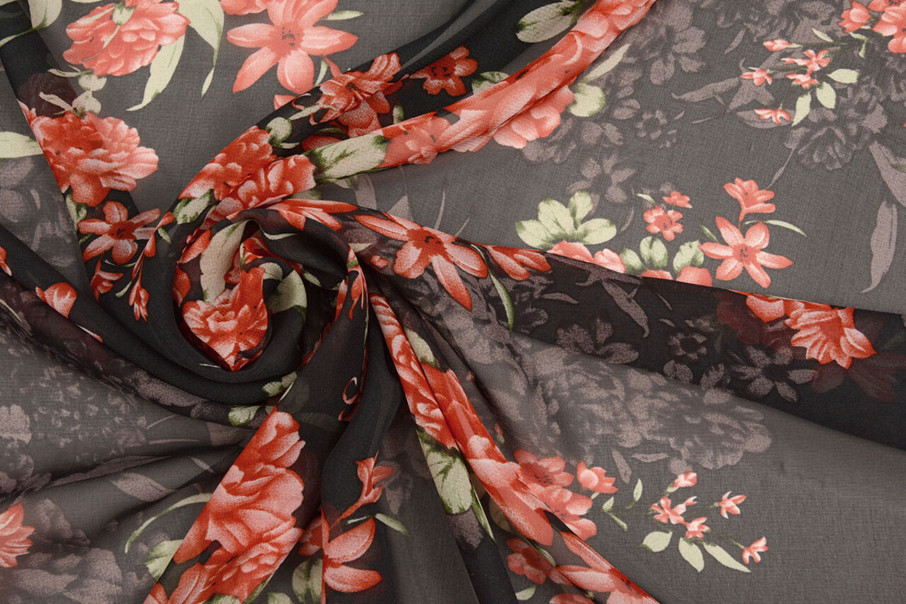 Chiffon Bedruckt Lorena Chiffon Bedruckt Lorena