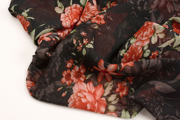 Chiffon Bedruckt Lorena Chiffon Bedruckt Lorena