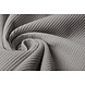 Oeko-Tex®  Mini Nid d’Abeille Coton Gris