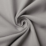 Oeko-Tex®  Mini Wafel Katoen Grijs Oeko-Tex®  Mini Wafel Katoen Grijs