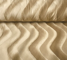 Velboa Tinta Unita Chiaro Beige