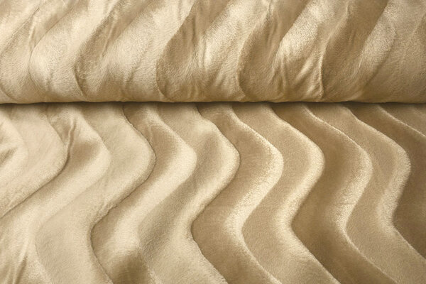Velboa Tinta Unita Chiaro Beige