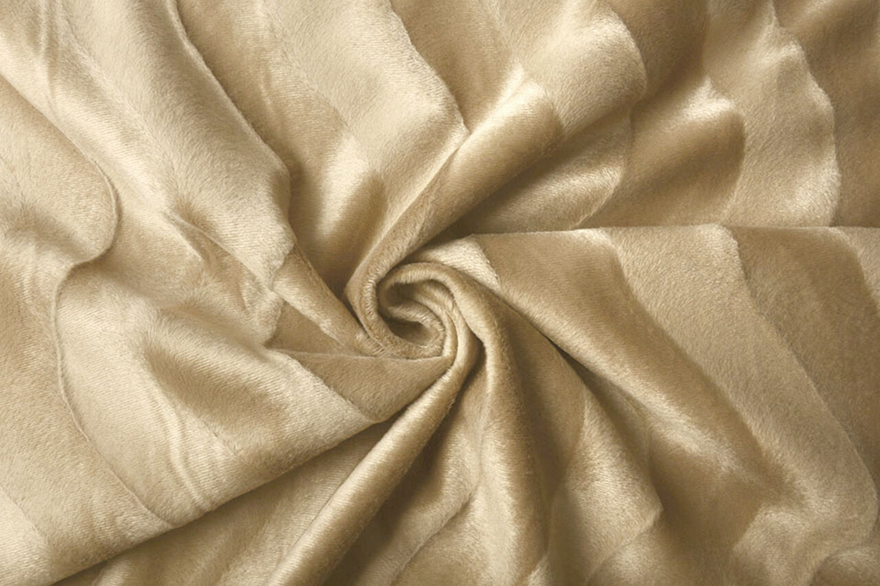Velboa Tinta Unita Chiaro Beige