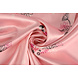 Satén Elástico Estampado Flores Lucille Rosa