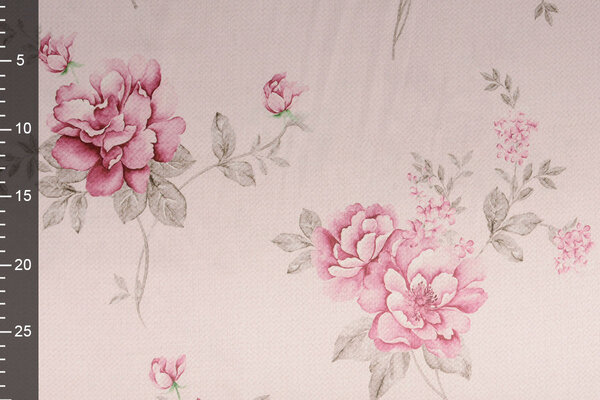 Stretch Satin Printed Flowers Pheline Stretch Satin Printed Flowers Pheline