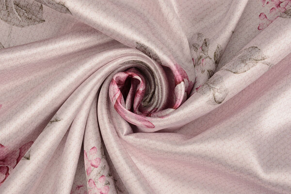 Stretch Satin Bedruckt Blumen Pheline