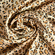 Stretch Satin  Bedruckt Leopard Print Klein