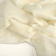 Oeko-Tex®  Embroidered Double Gauze Fabric Creme