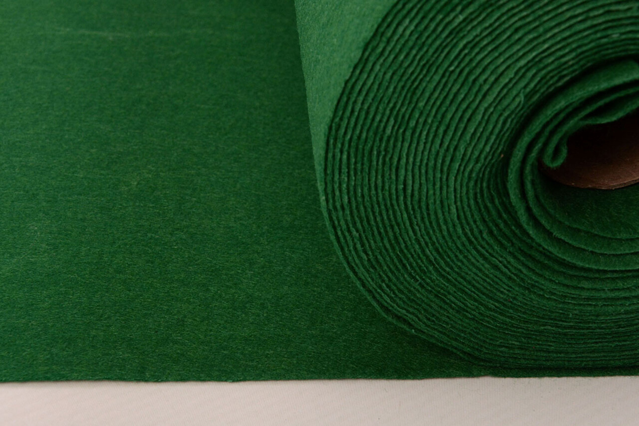 Koreaans Vilt 1 mm Grasgroen - 90 cm Breed