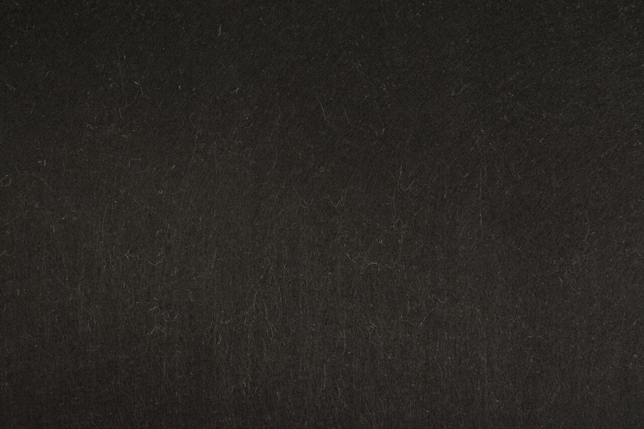Feutre Coréen 1 Mm Noir Melange - 90 Cm Large