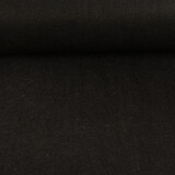 Koreanischer Filz 1 mm Schwarz Melange - 90 cm Breit