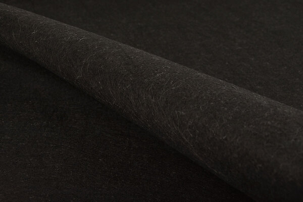 Korean Felt 1 mm Black Melange - 90 cm Wide