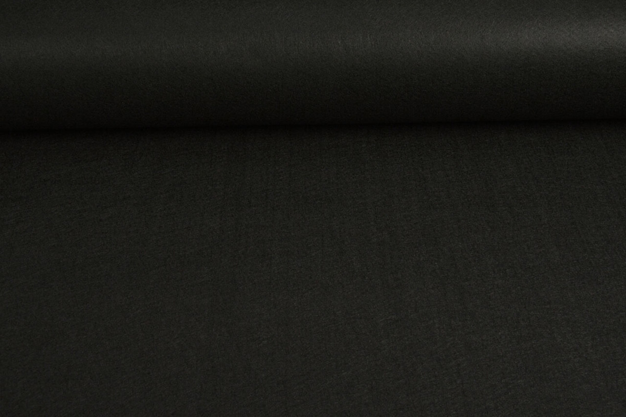 Korean Felt 1 mm Black - 90 cm Wide