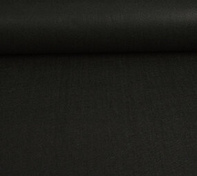 Koreanischer Filz 1 mm Schwarz - 90 cm Breit