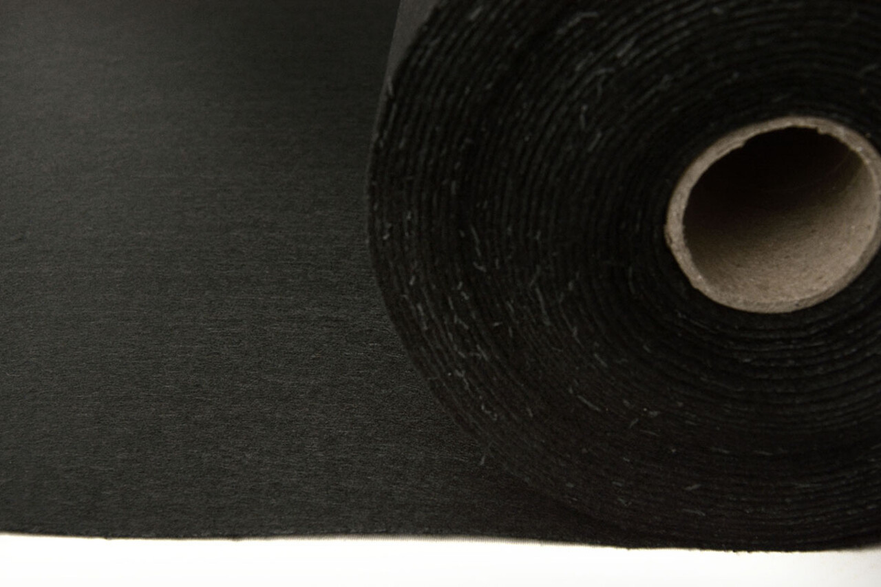 Koreanischer Filz 1 mm Schwarz - 90 cm Breit Koreanischer Filz 1 mm Schwarz - 90 cm Breit