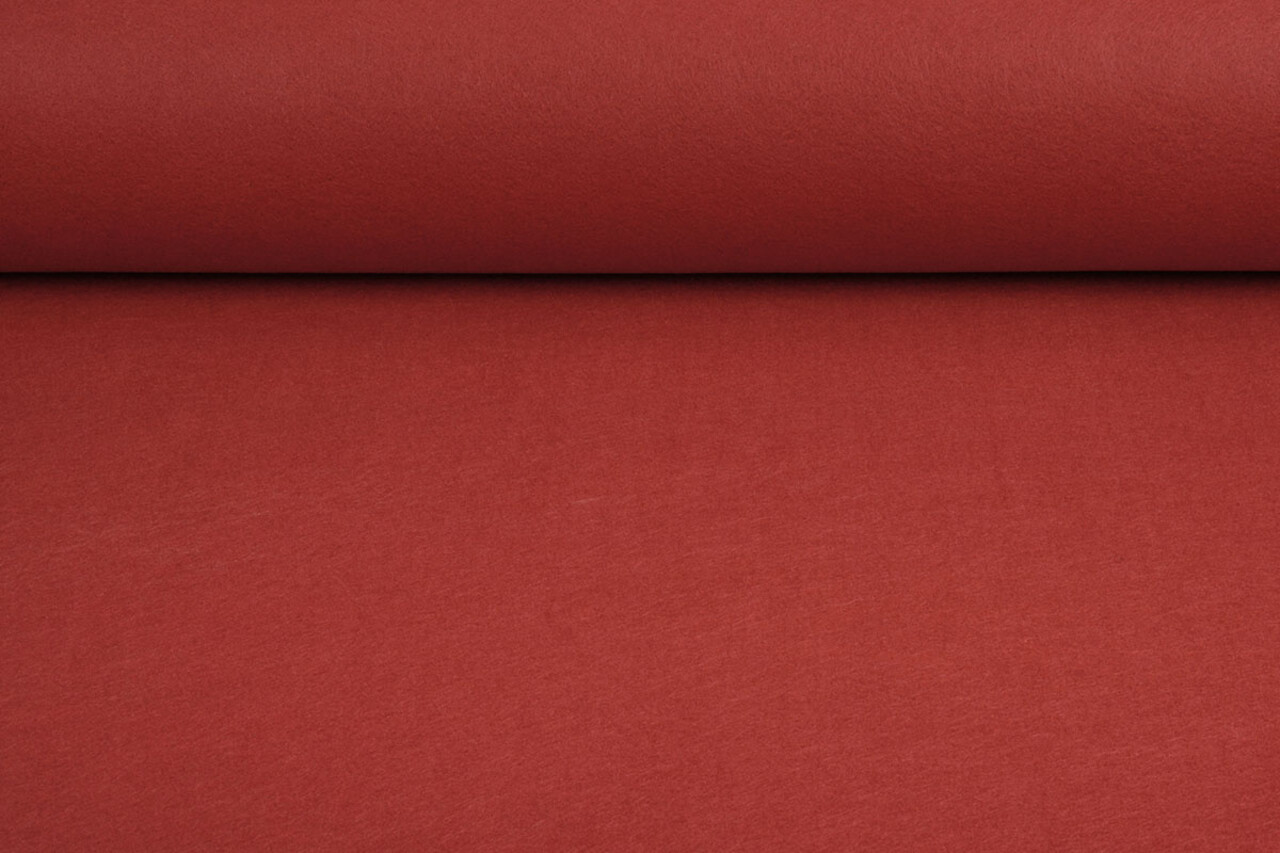 Korean Felt 1 mm Red - 90 cm Wide