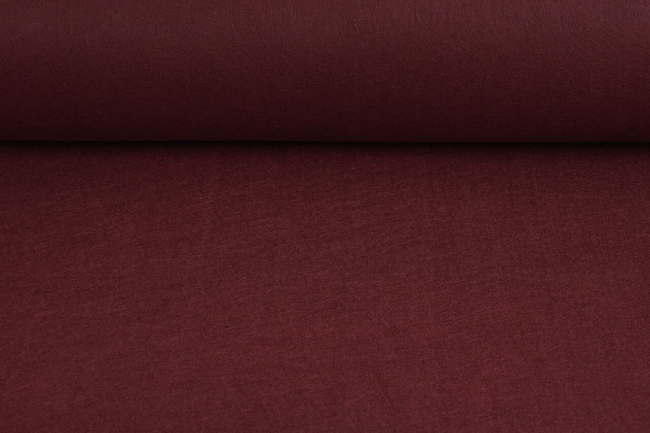 Fieltro Coreano 1 Mm Rojo Vino - 90 Cm Ancho