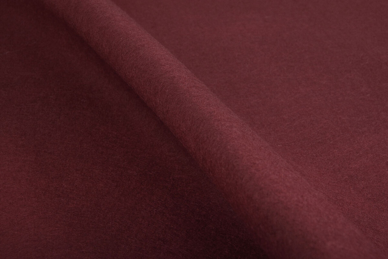 Fieltro Coreano 1 Mm Rojo Vino - 90 Cm Ancho