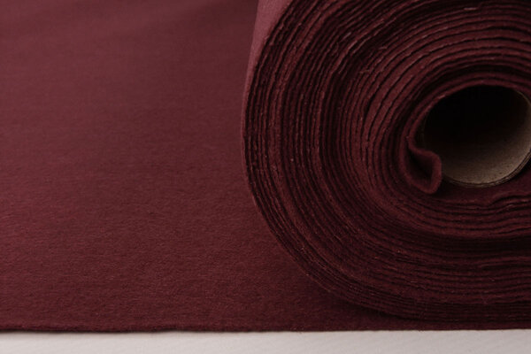 Korean Felt 1 mm Wine Red - 90 cm Wide Korean Felt 1 mm Wine Red - 90 cm Wide