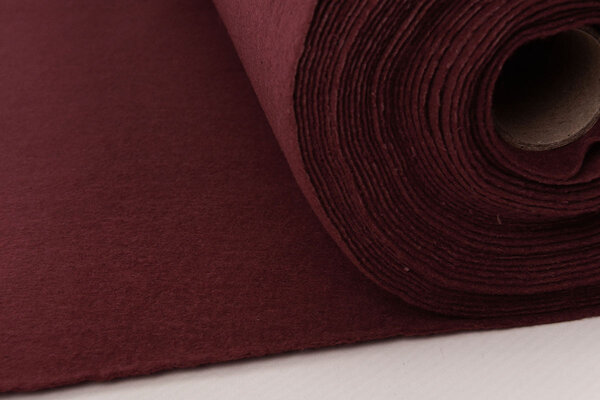 Korean Felt 1 mm Wine Red - 90 cm Wide Korean Felt 1 mm Wine Red - 90 cm Wide