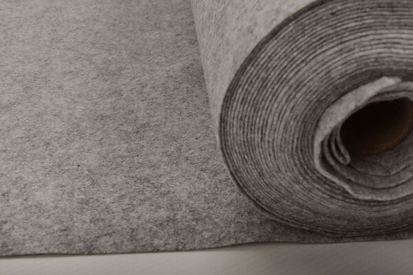 Korean Felt 1 mm Grey Melange - 90 cm Wide