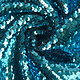 Reversible Sequin Fabric Blue-Silver