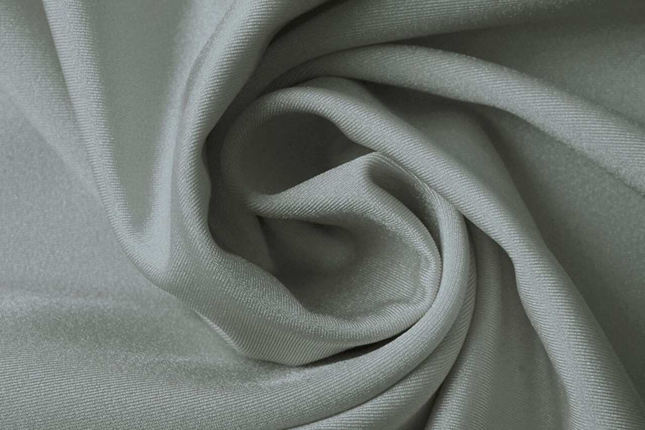 Lycra Glanz Silber Grau