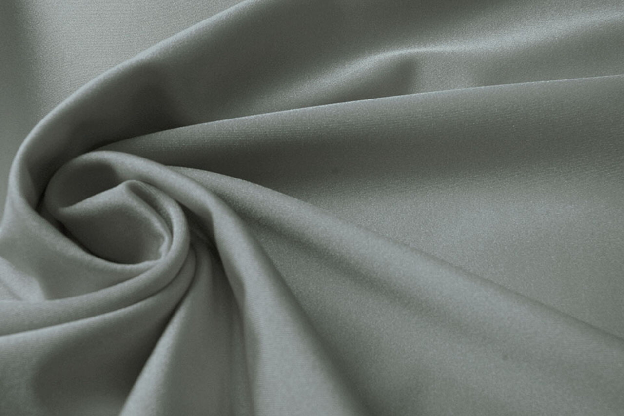 Lycra Glanz Silber Grau