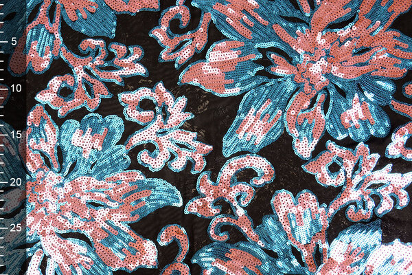 Sequins on Mesh Luenna