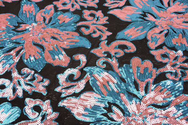 Sequins on Mesh Luenna