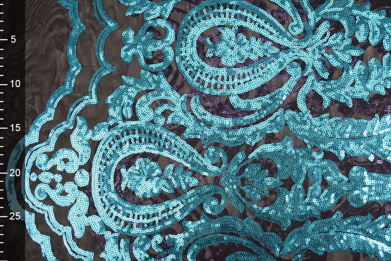 Sequins on Mesh Syenne
