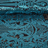 Paillettes su Mesh Syenne