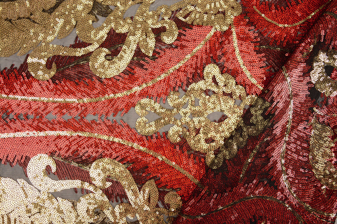 Pailletten auf Netz Vienna Pailletten auf Netz Vienna