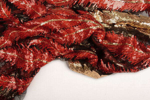 Pailletten auf Netz Vienna Pailletten auf Netz Vienna