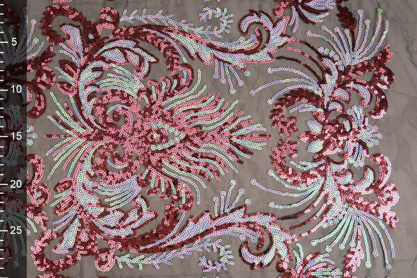 Sequins on Mesh Ximena Multi 1