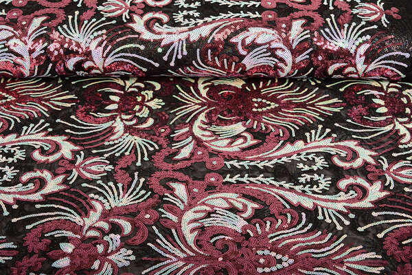 Paillettes sur Résille Ximena Multicolore 1 Paillettes sur Résille Ximena Multicolore 1