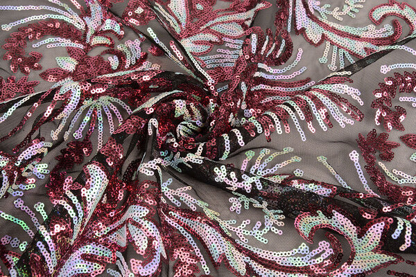 Sequins on Mesh Ximena Multi 1