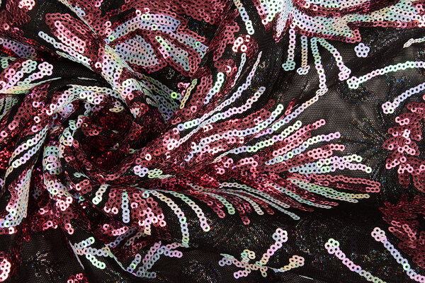 Sequins on Mesh Ximena Multi 1