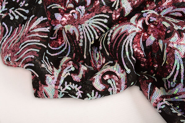 Sequins on Mesh Ximena Multi 1