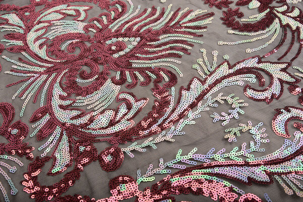 Sequins on Mesh Ximena Multi 1