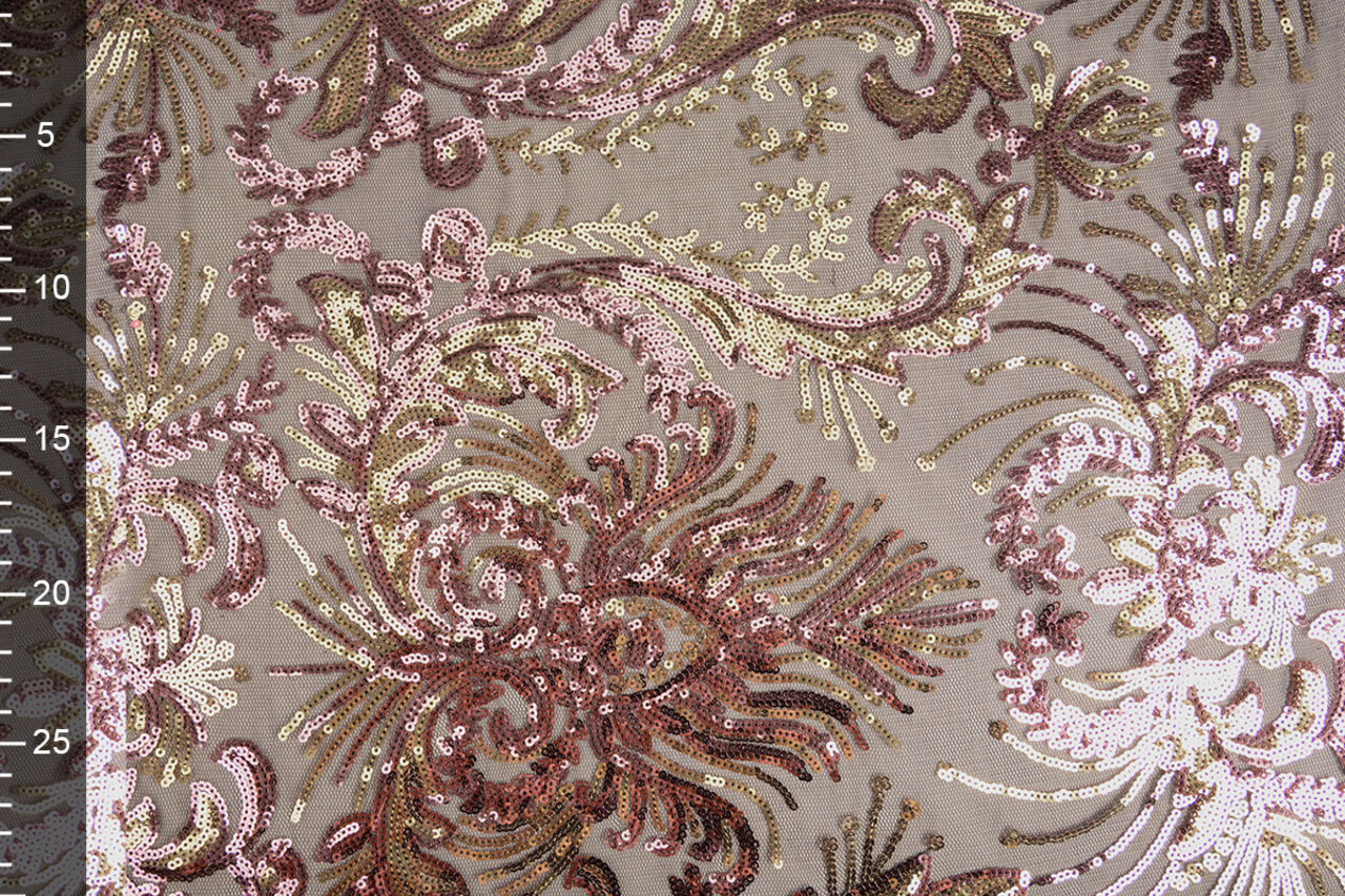 Sequins on Mesh Ximena Multi 2